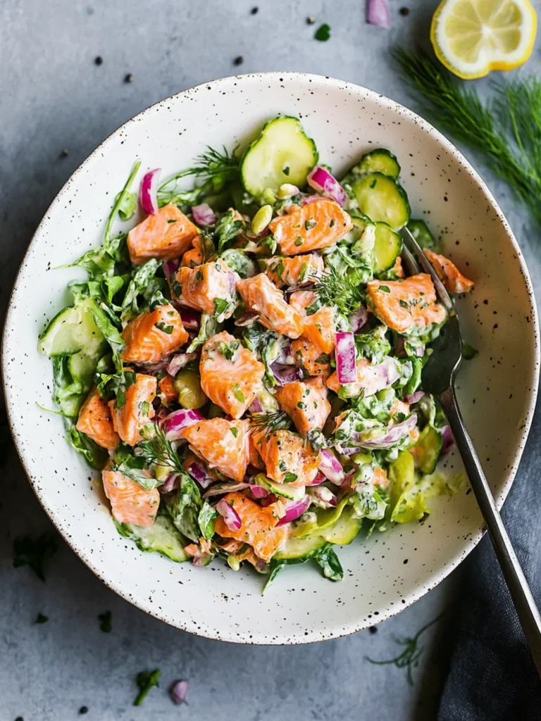 Creamy Salmon Salad Recipe for a Light Summer Delight 2 Salmon Salad