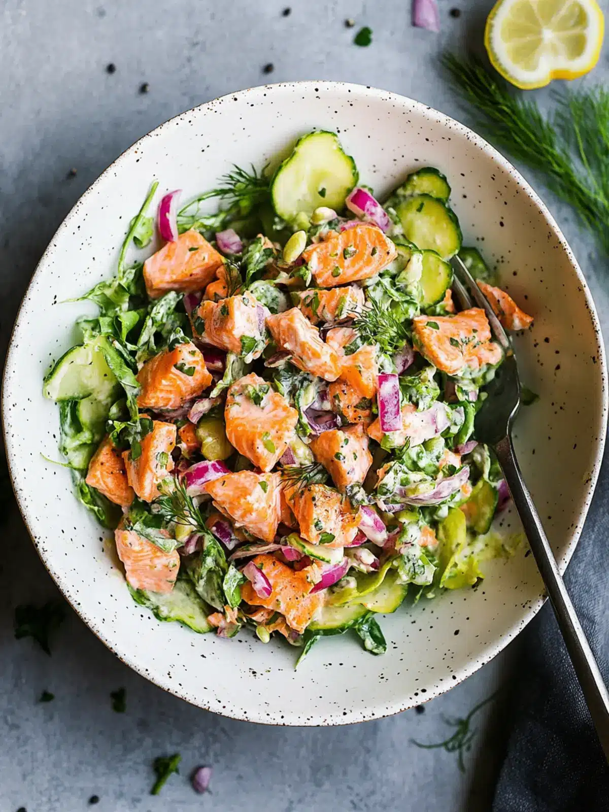 Creamy Salmon Salad Recipe for a Light Summer Delight 2 Salmon Salad