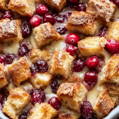 Cranberry Bread Pudding