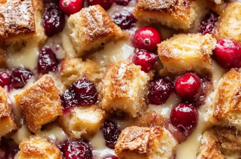 Cranberry Bread Pudding