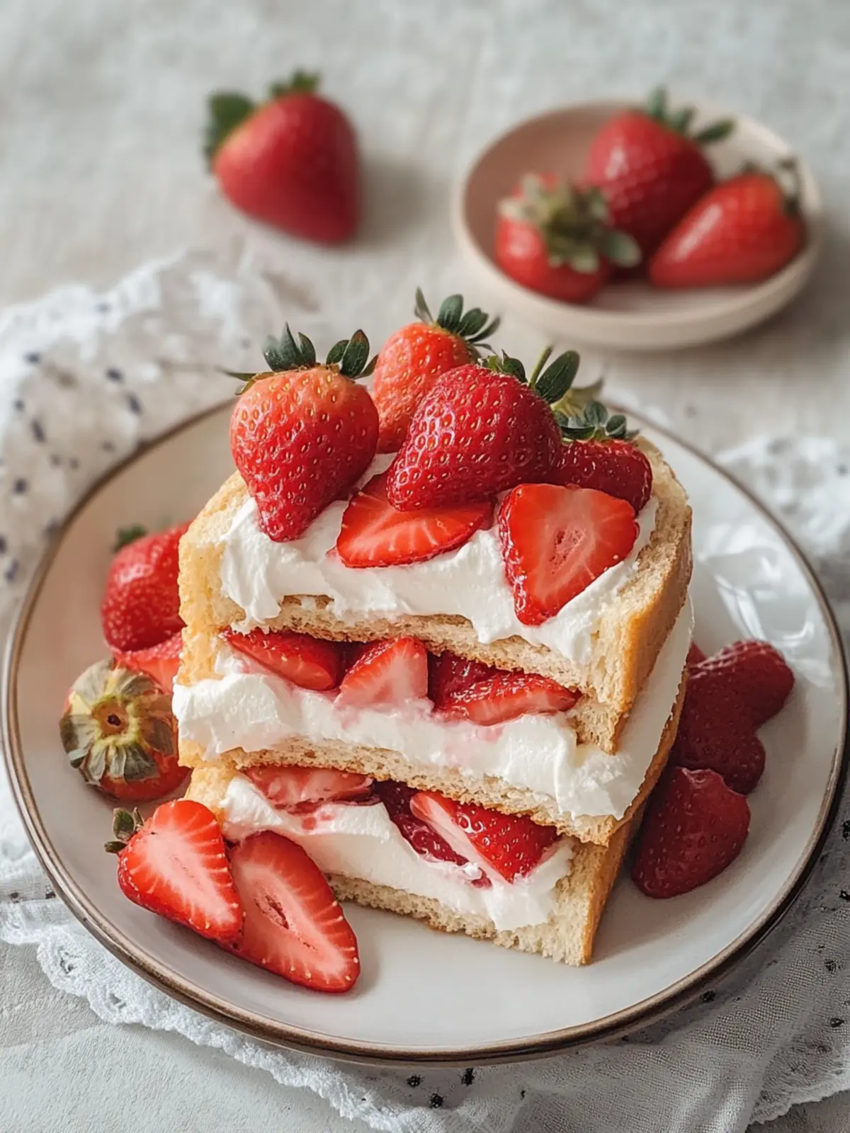 Delight in Ichigo Sando: Strawberry and Cream Sandwich Bliss
