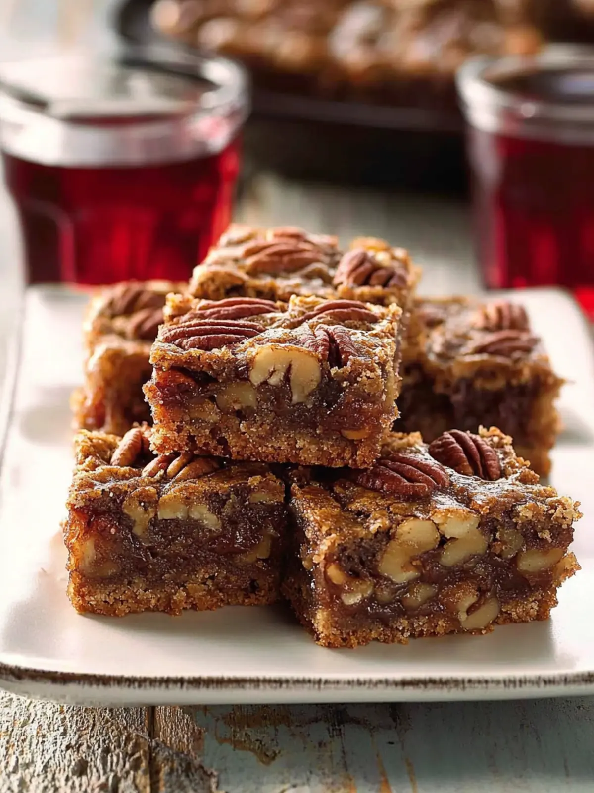 Decadent Grandma’s Pecan Rum Bars with Fruity Twists 3 Grandma’s Pecan Rum Bars