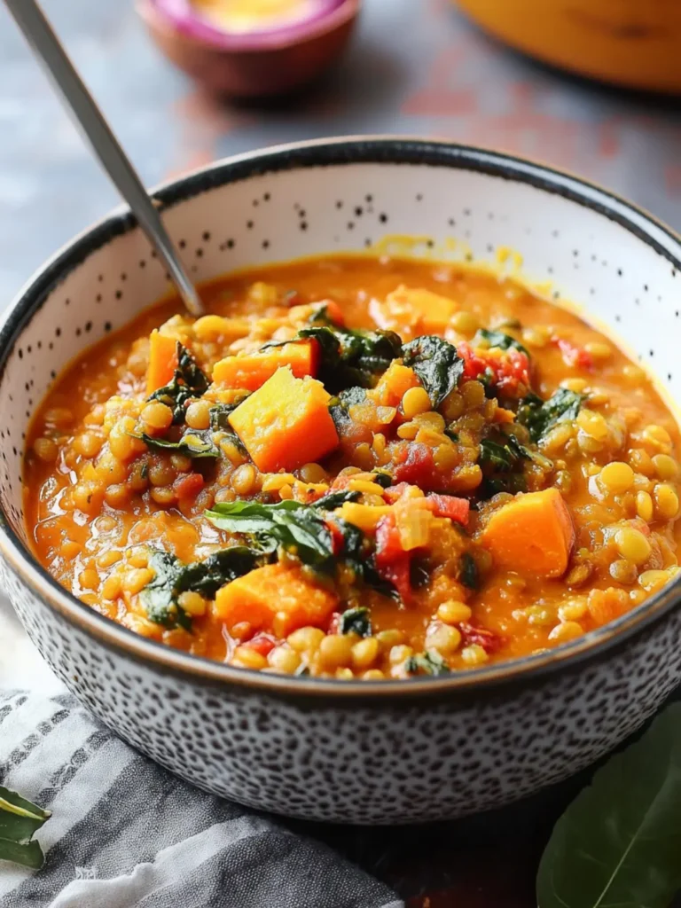 Red Curry Sweet Potato Lentil Soup: Cozy Comfort in a Bowl 4 Red Curry Sweet Potato Lentil Soup