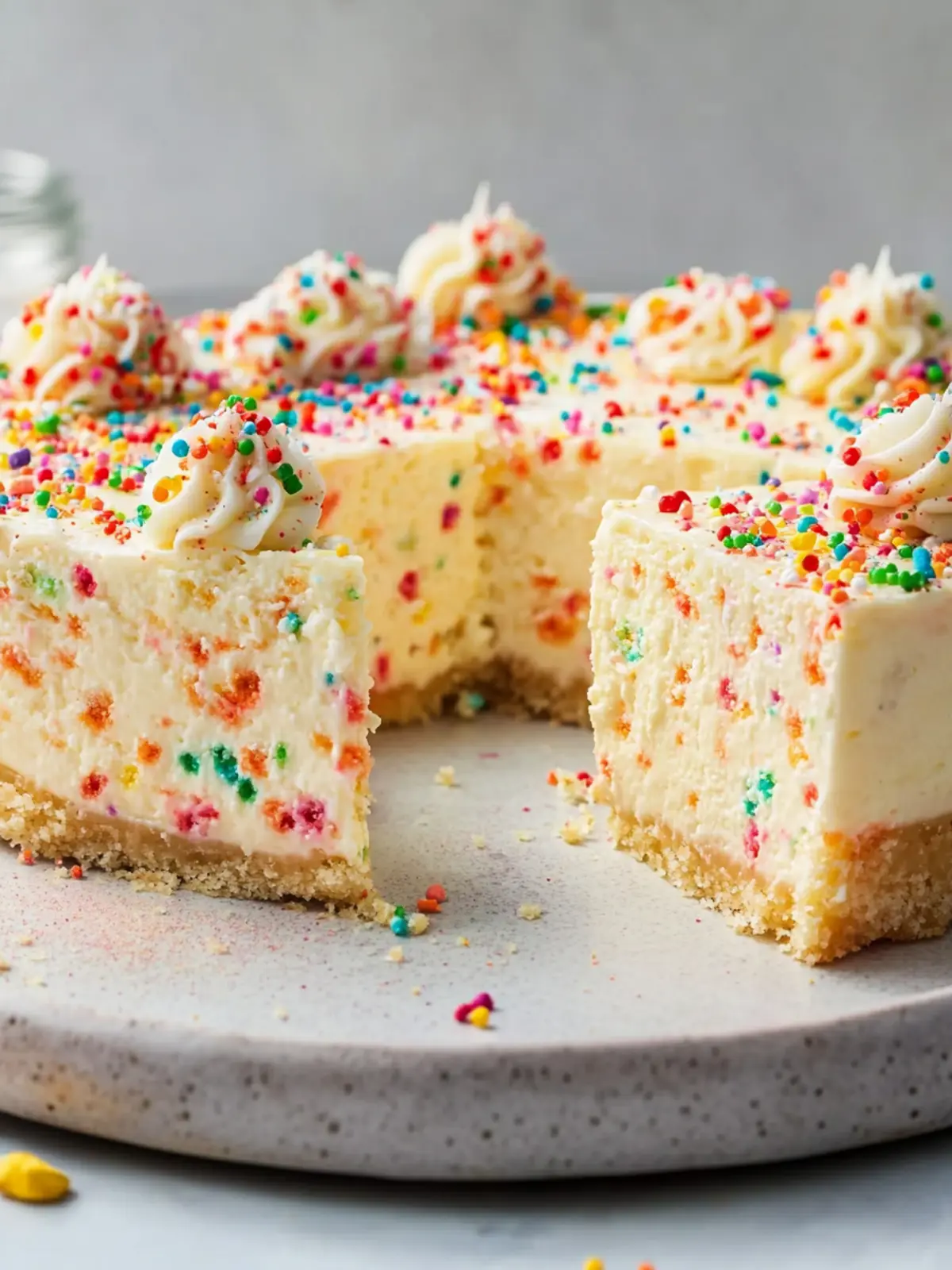 Delicious Funfetti Cheesecake That Will Liven Up Any Celebration 3 Funfetti Cheesecake