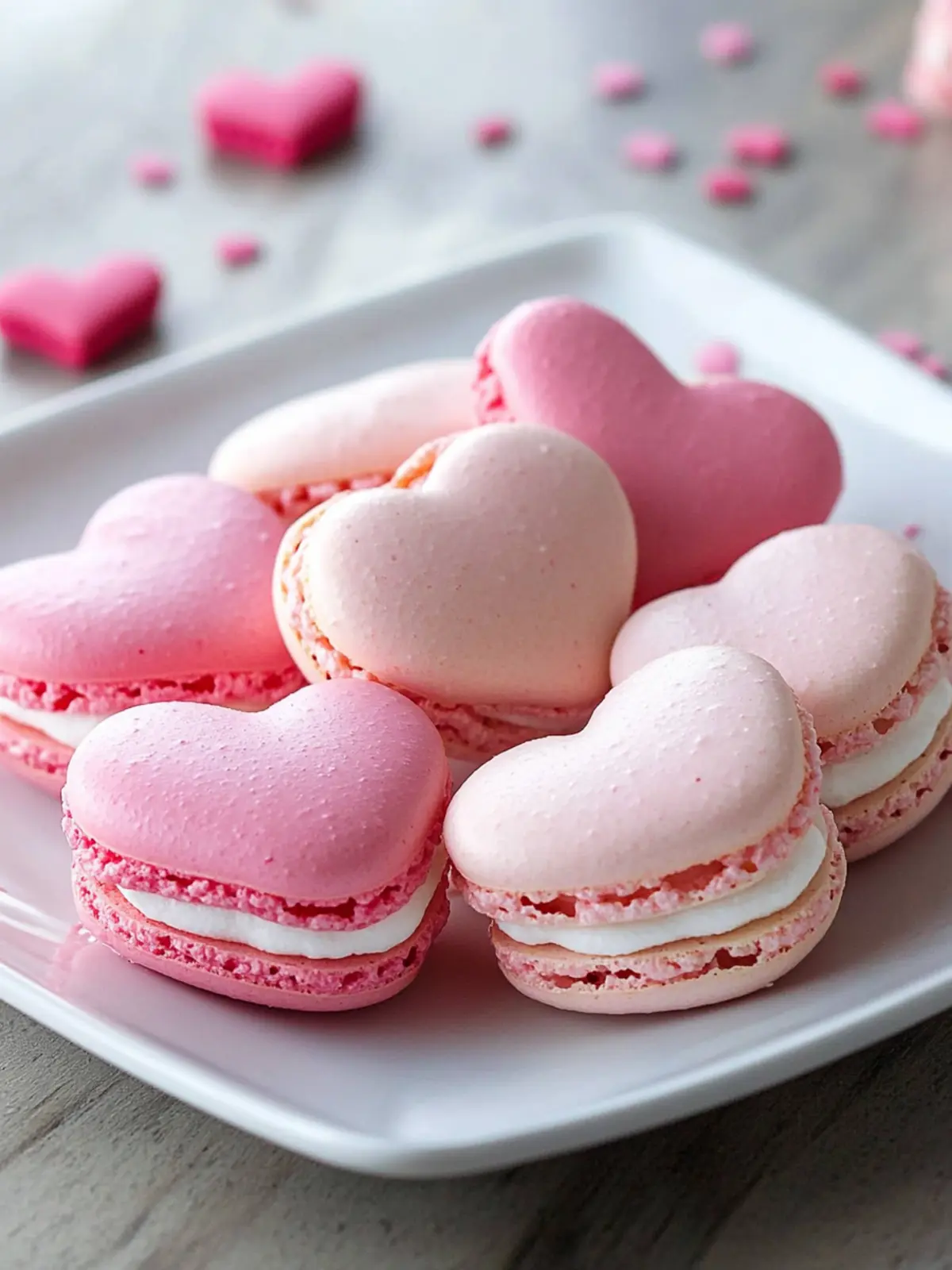 Cinnamon Spiced Valentine’s Heart Macarons You’ll Adore 4 Valentine’s Heart Macarons