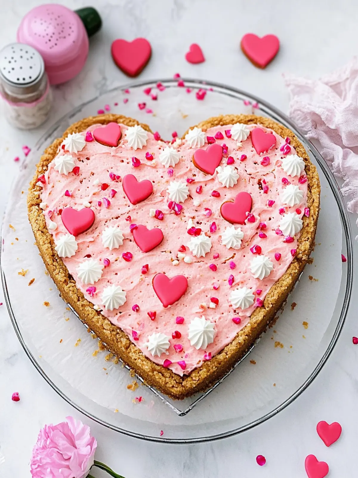Delicious Heart Shaped Cookie Cake for Unforgettable Moments 3 Heart Shaped Cookie Cake