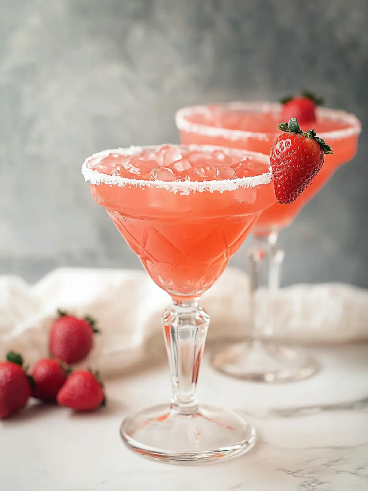 Strawberry Sour Candy Cocktail
