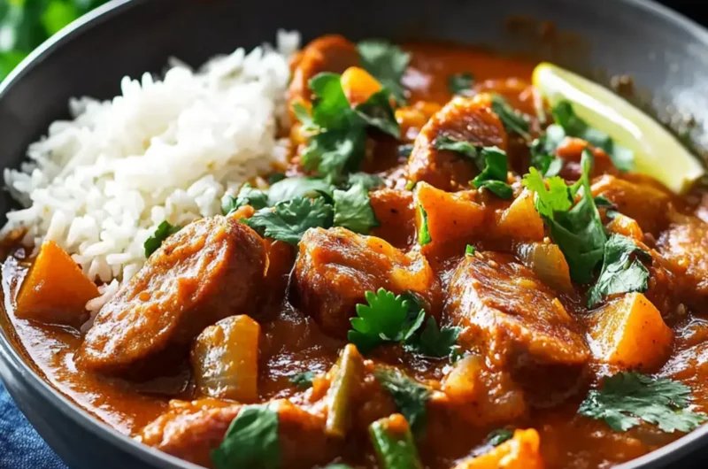 Sweet And Savoury Sausage Curry