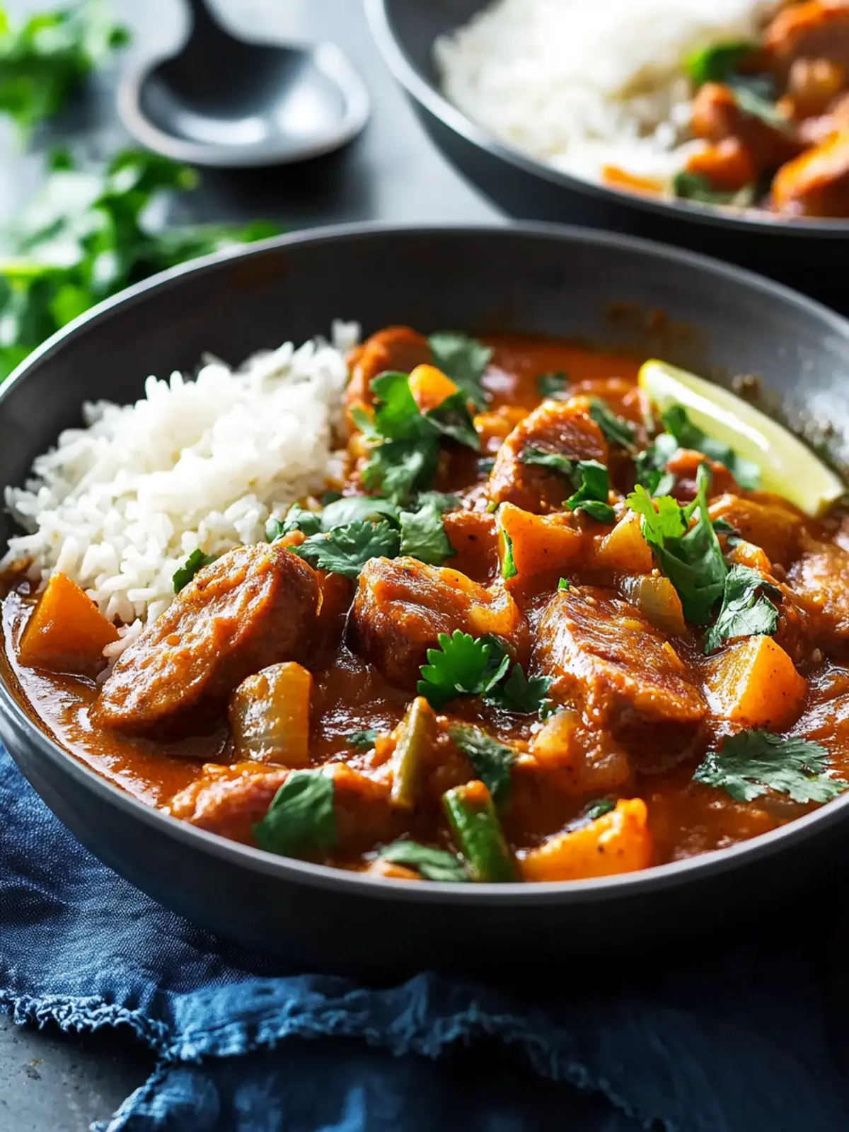 Sweet And Savoury Sausage Curry