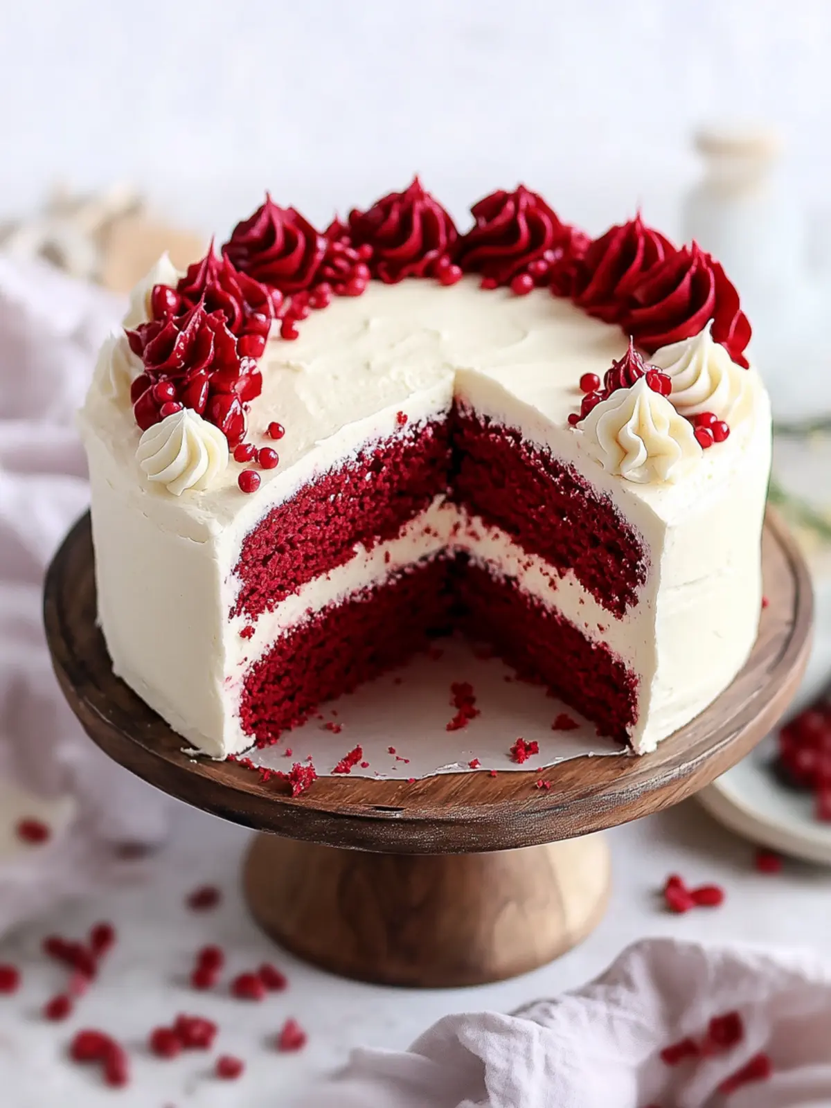 Red Velvet Cake with Cream Cheese Frosting