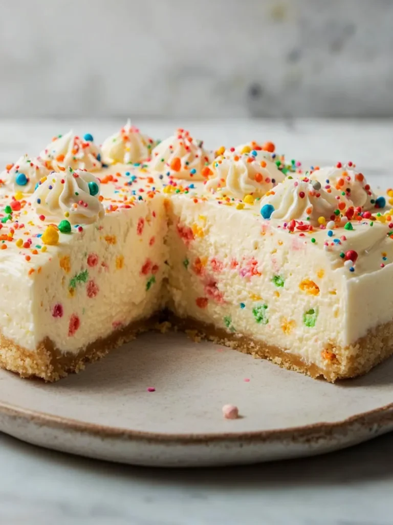 Delicious Funfetti Cheesecake That Will Liven Up Any Celebration 2 Funfetti Cheesecake