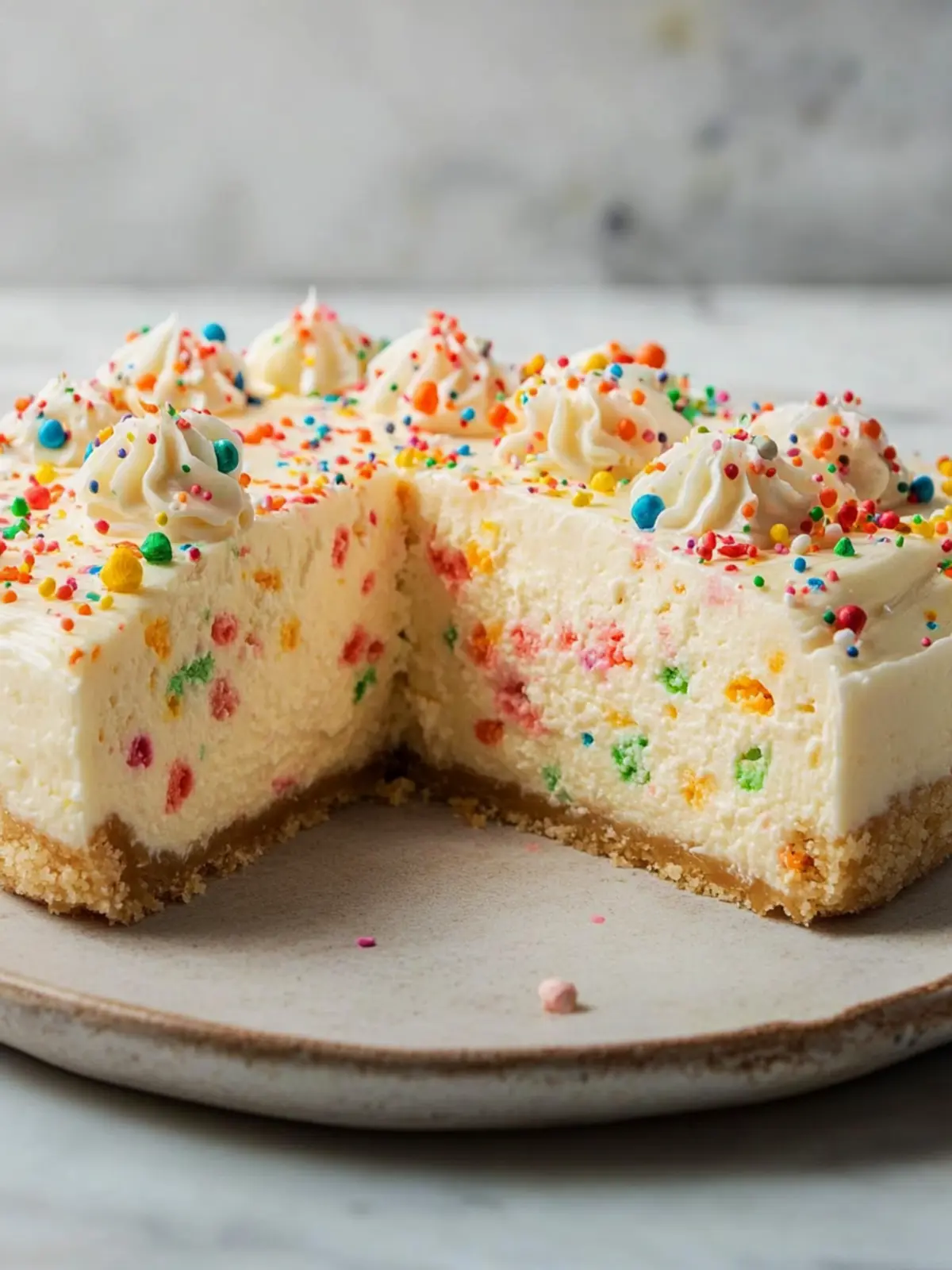 Delicious Funfetti Cheesecake That Will Liven Up Any Celebration 2 Funfetti Cheesecake