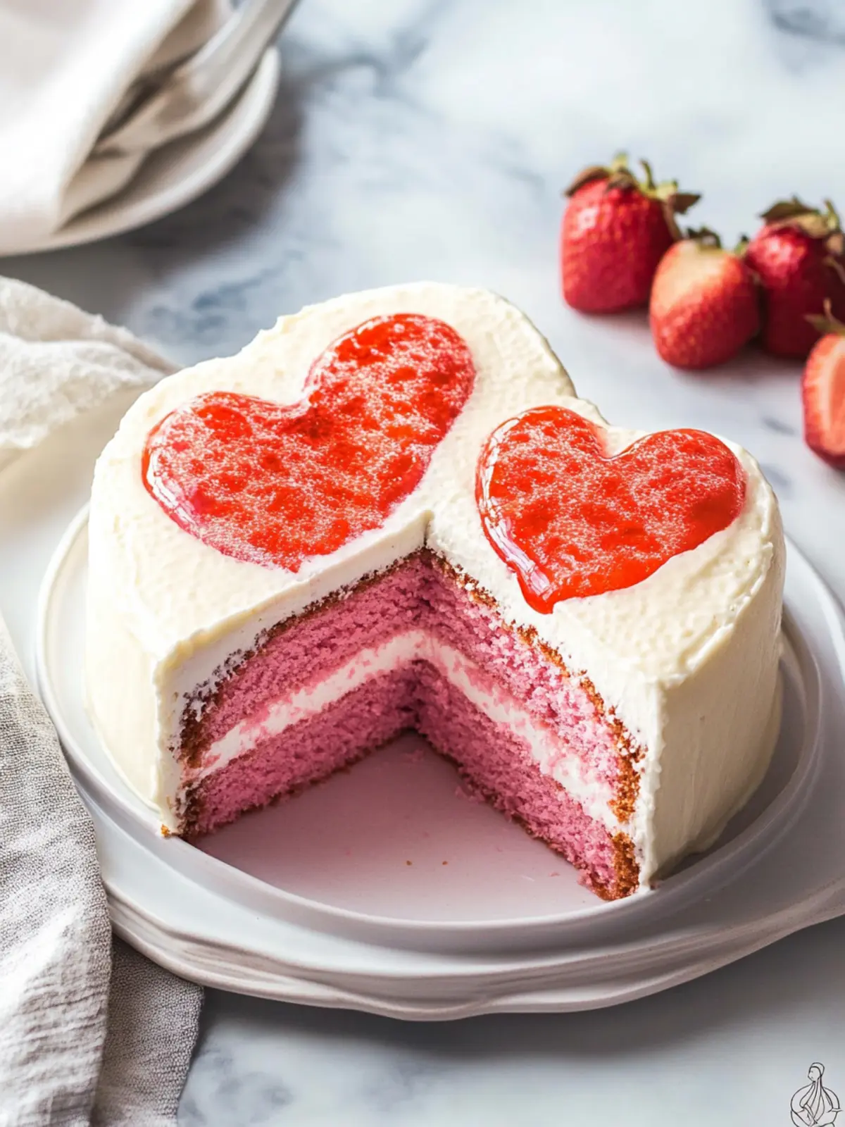 Decadent Heart Surprise Cake to Wow Your Loved Ones 2 Heart Surprise Cake