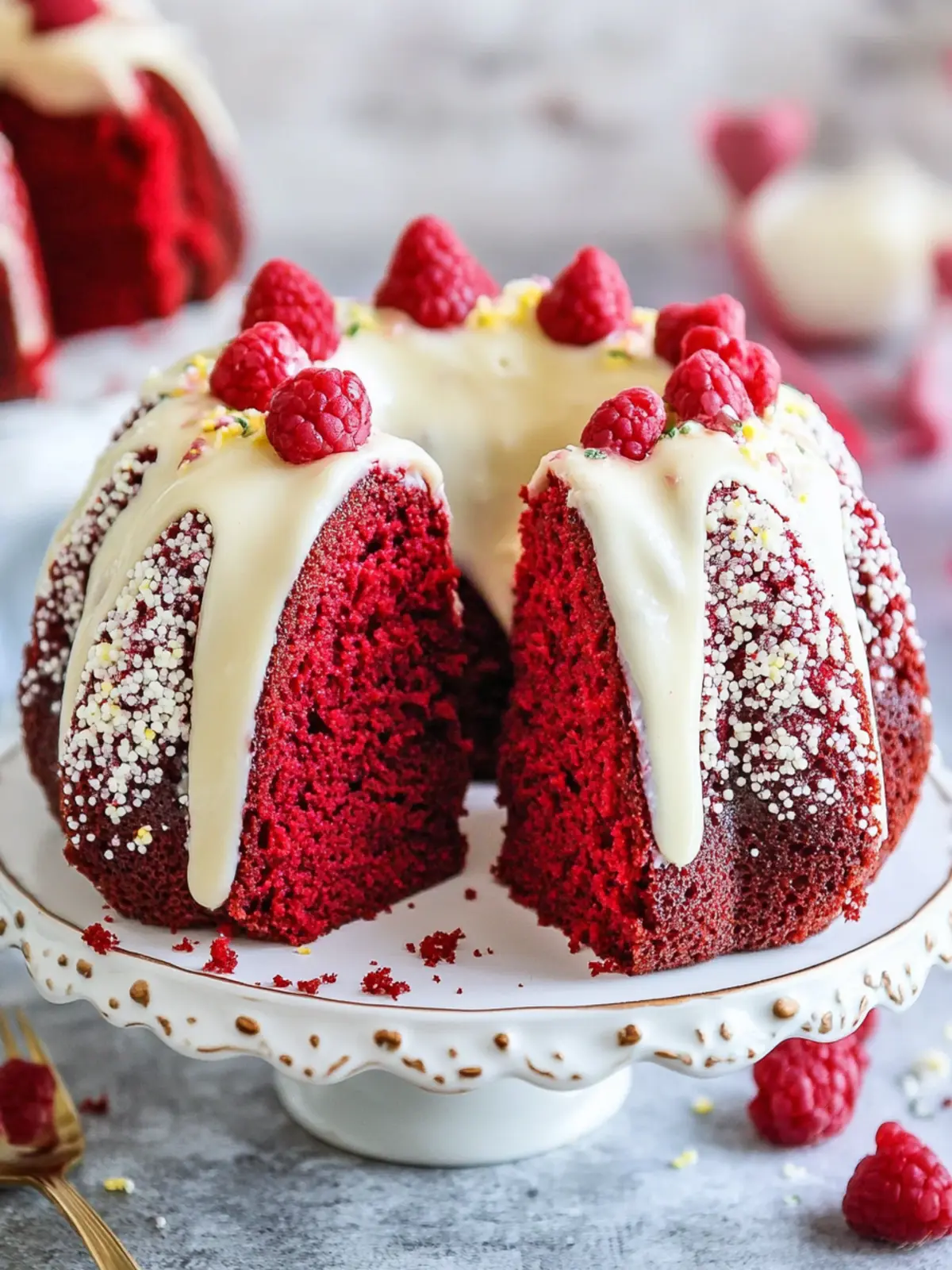 Irresistible Red Velvet Cream Cheese Bundt Cake Delight 3 Red Velvet Cream Cheese Bundt Cake