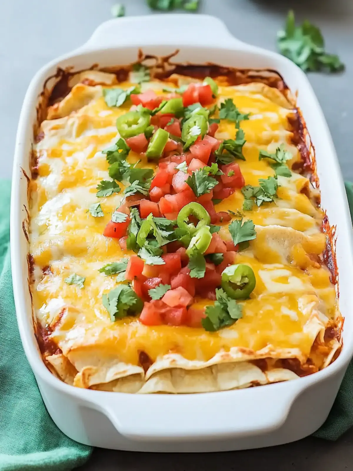 Breakfast Enchilada Casserole: Easy Comfort Food Delight