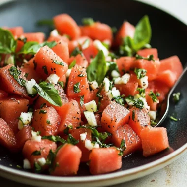 Refreshing Nigella Watermelon Salad with a Zesty Kick 10 Nigella Watermelon Salad