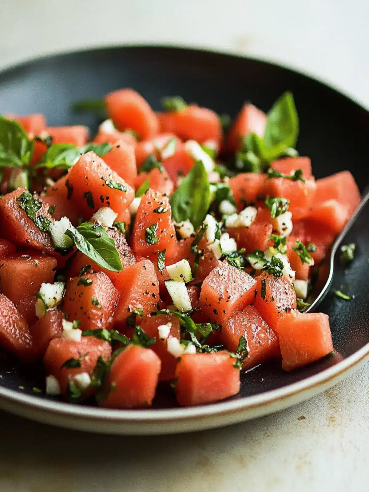 Refreshing Nigella Watermelon Salad with a Zesty Kick 5 Nigella Watermelon Salad