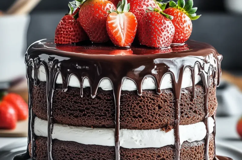 Chocolate Strawberry Cake