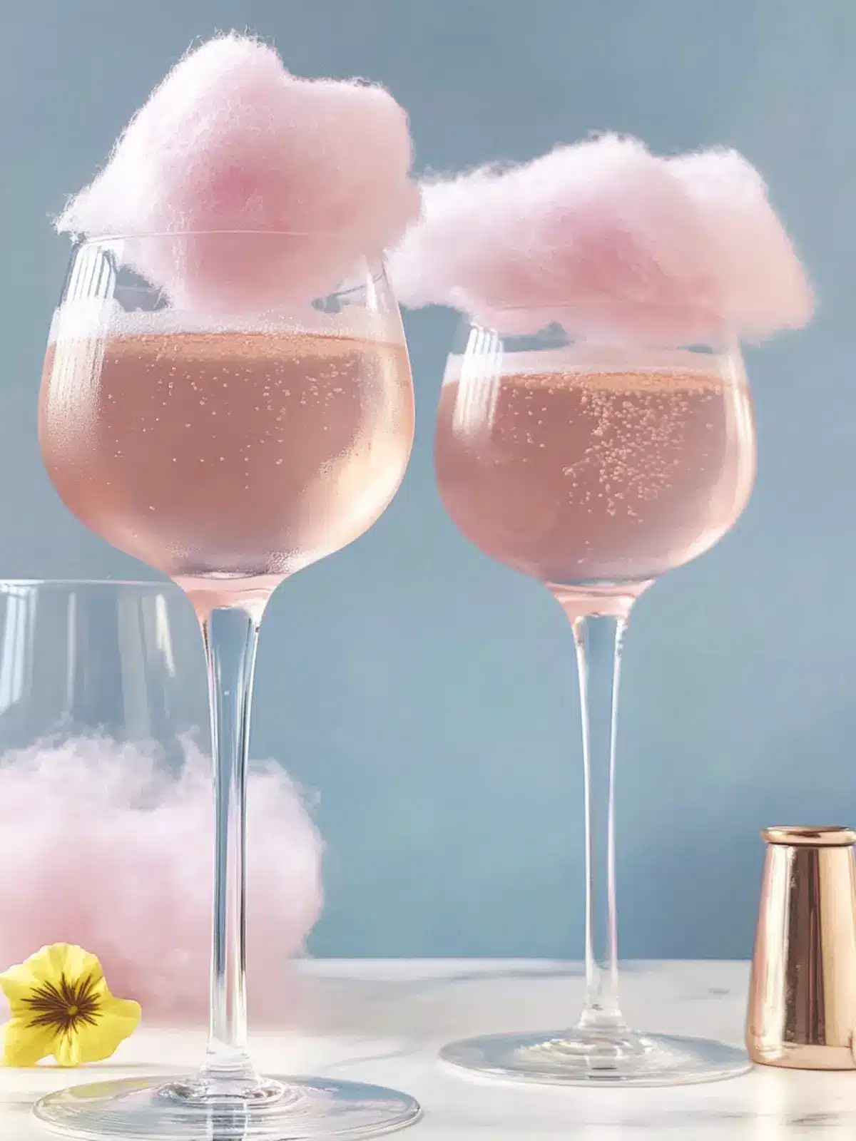 The Candy Floss Fizz: A Sparkling Gin and Prosecco Delight 3 The Candy Floss Fizz, Prosecco and Gin Cocktail