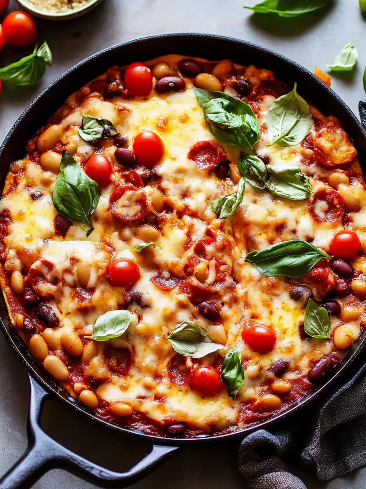 Pizza Beans Skillet