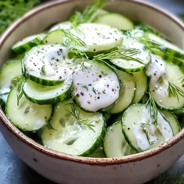 Easy Creamy Cucumber Salad That Brightens Your Summer Meals 9 Easy Creamy Cucumber Salad That Brightens Your Summer Meals