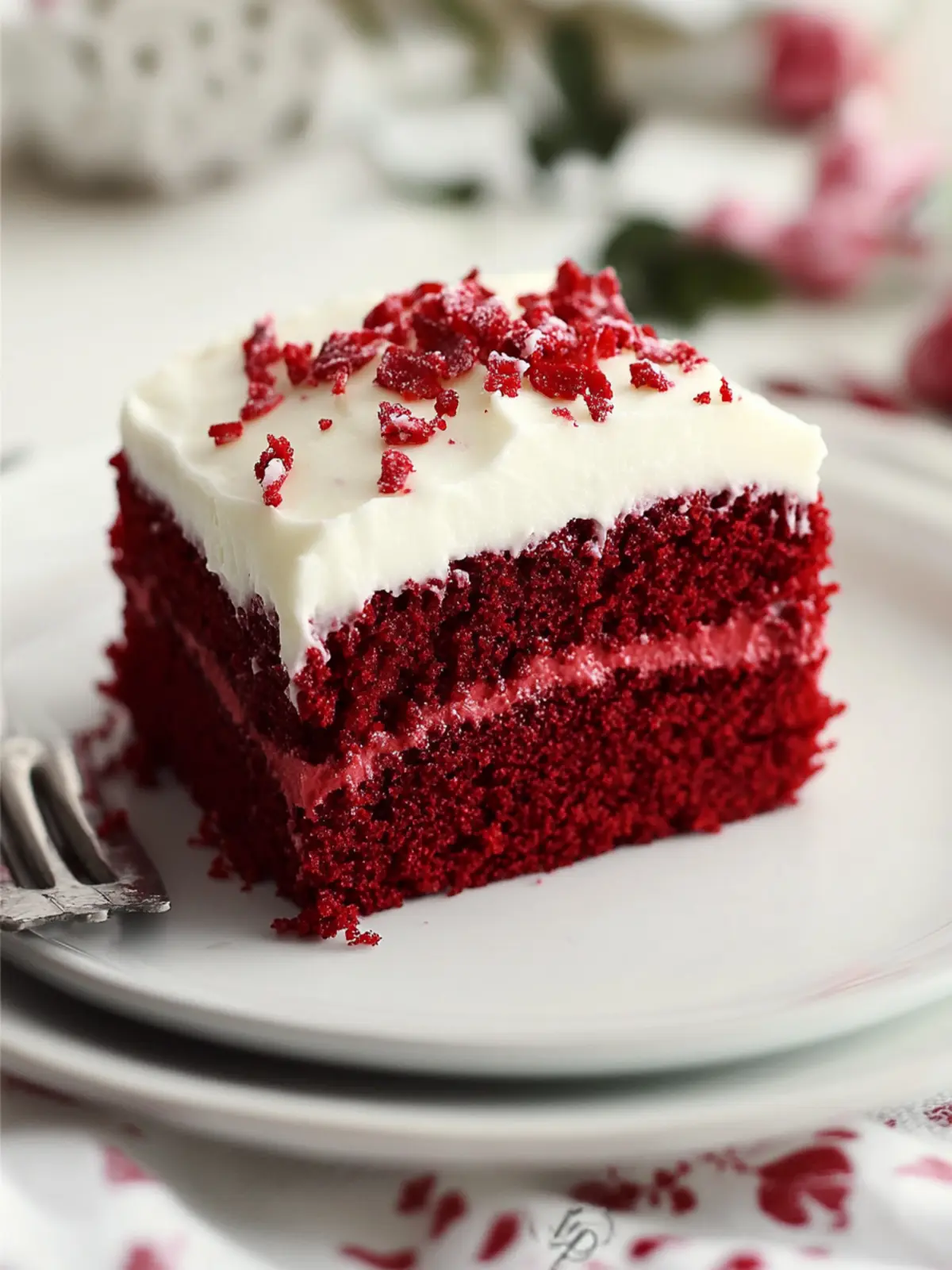 Red Velvet Sheet Cake with Cream Cheese Frosting