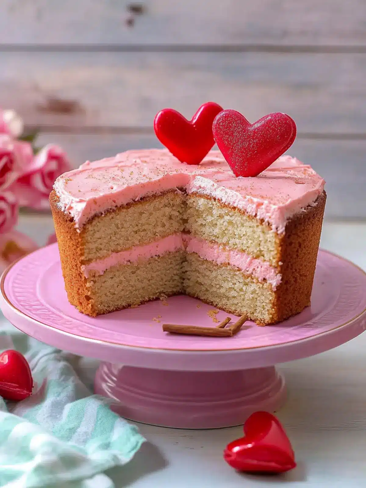 Delicious Valentine's Day Cake With Cinnamon Flavour You'll Love 2 Valentine’s Day Cake With Cinnamon Flavour