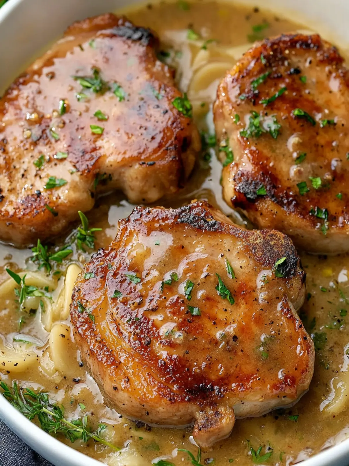 Savory Smothered Pork Chops in Creamy Onion Gravy Delight 2 Smothered Pork Chops