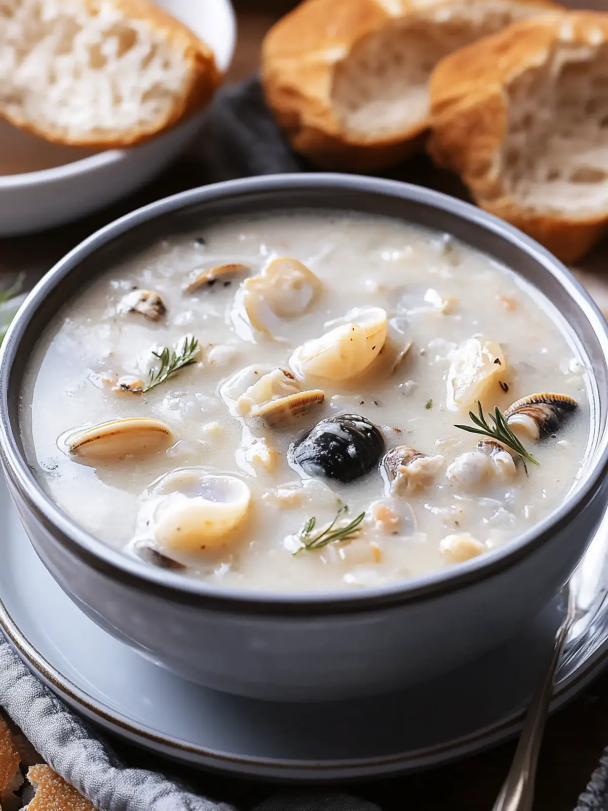 Creamy New England Clam Chowder: Your Cozy Comfort Bowl 2 New England Clam Chowder (Creamy Clam Soup)