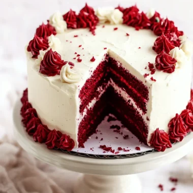 Red Velvet Cake with Cream Cheese Frosting