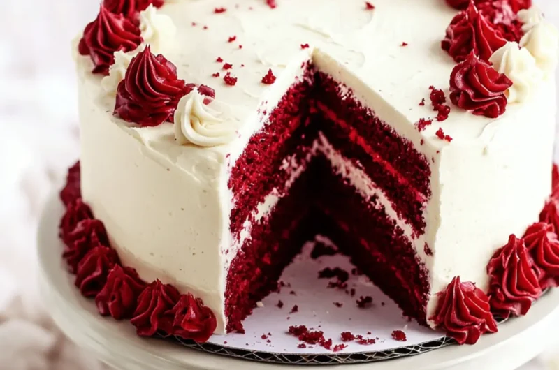 Red Velvet Cake with Cream Cheese Frosting