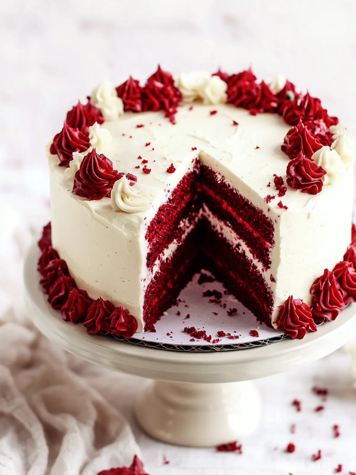 Red Velvet Cake with Cream Cheese Frosting