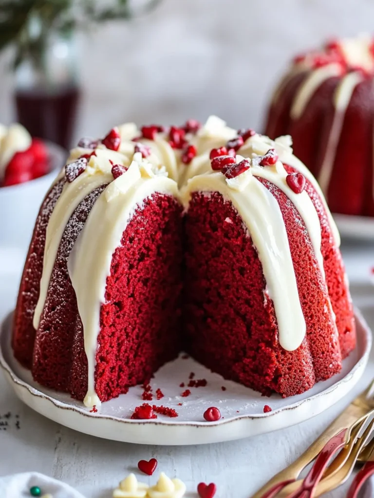 Red Velvet Cream Cheese Bundt Cake