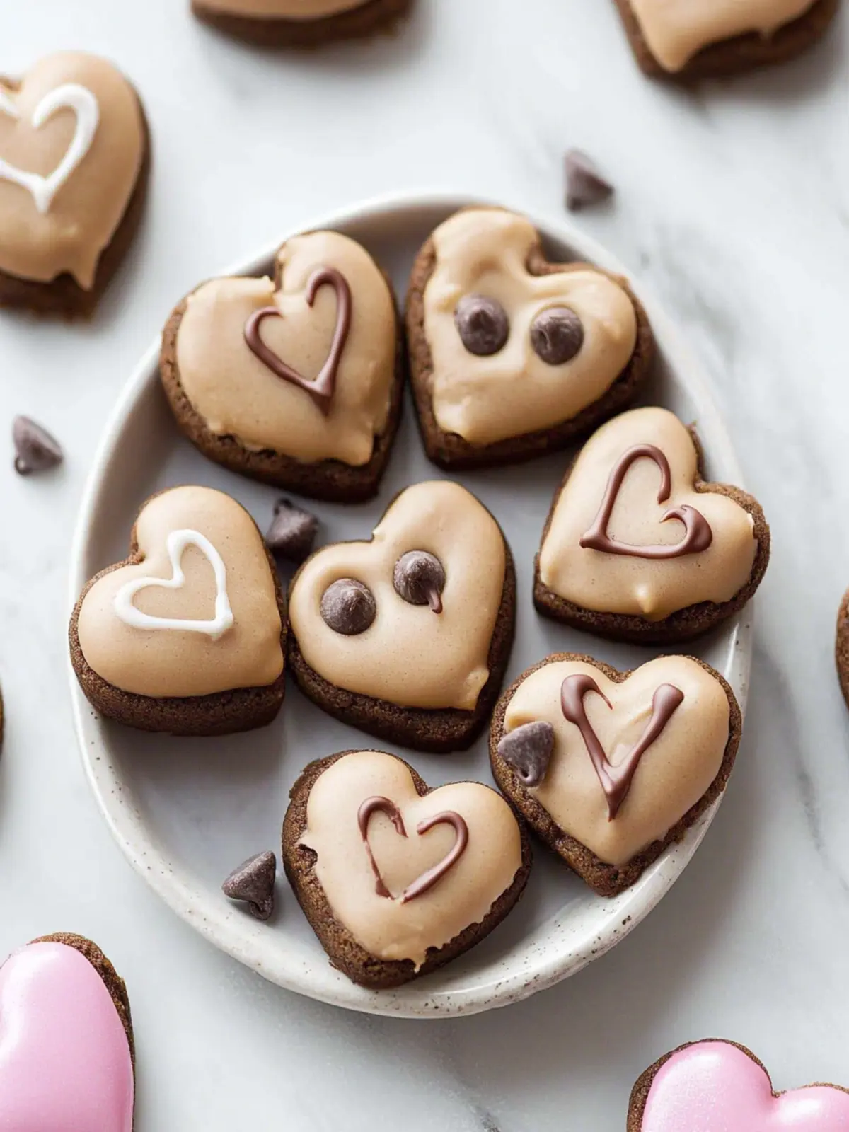 Chocolate Chip Cookie Dough Valentine’s Hearts for Sweethearts 5 Chocolate Chip Cookie Dough Valentine’s Hearts