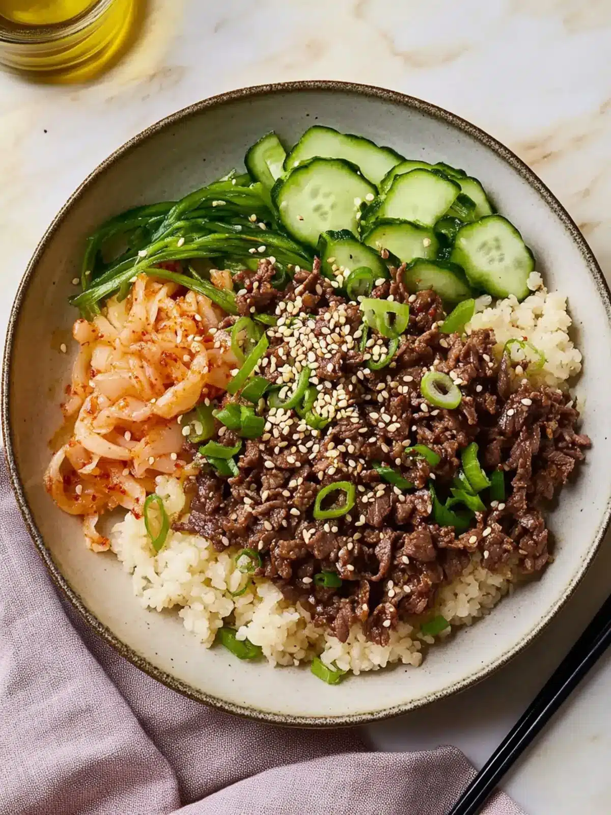 Easy Korean Beef Bowl