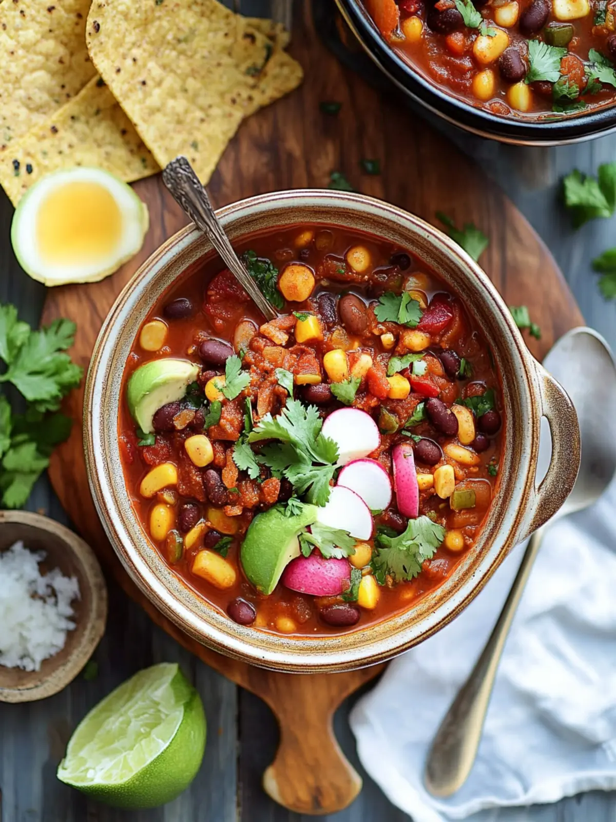 Cozy Up with Flavorful Vegetarian Chili for Game Day 2 Vegetarian Chili