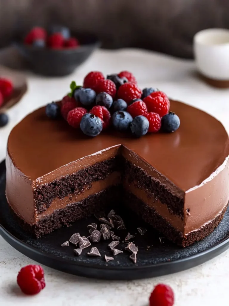Irresistible Easy Chocolate Mousse Cake for Chocolate Lovers 2 Easy Chocolate Mousse Cake