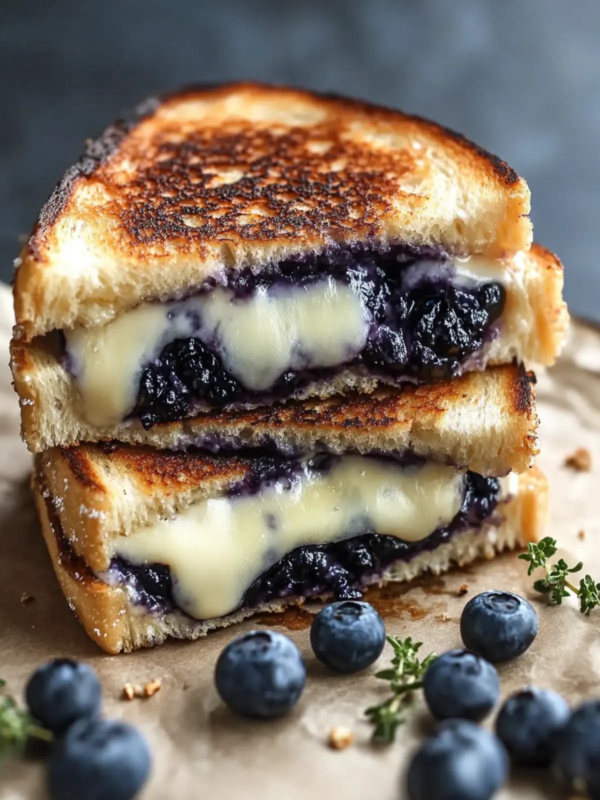 Crispy Blueberry Grilled Cheese You’ll Crave at Brunch