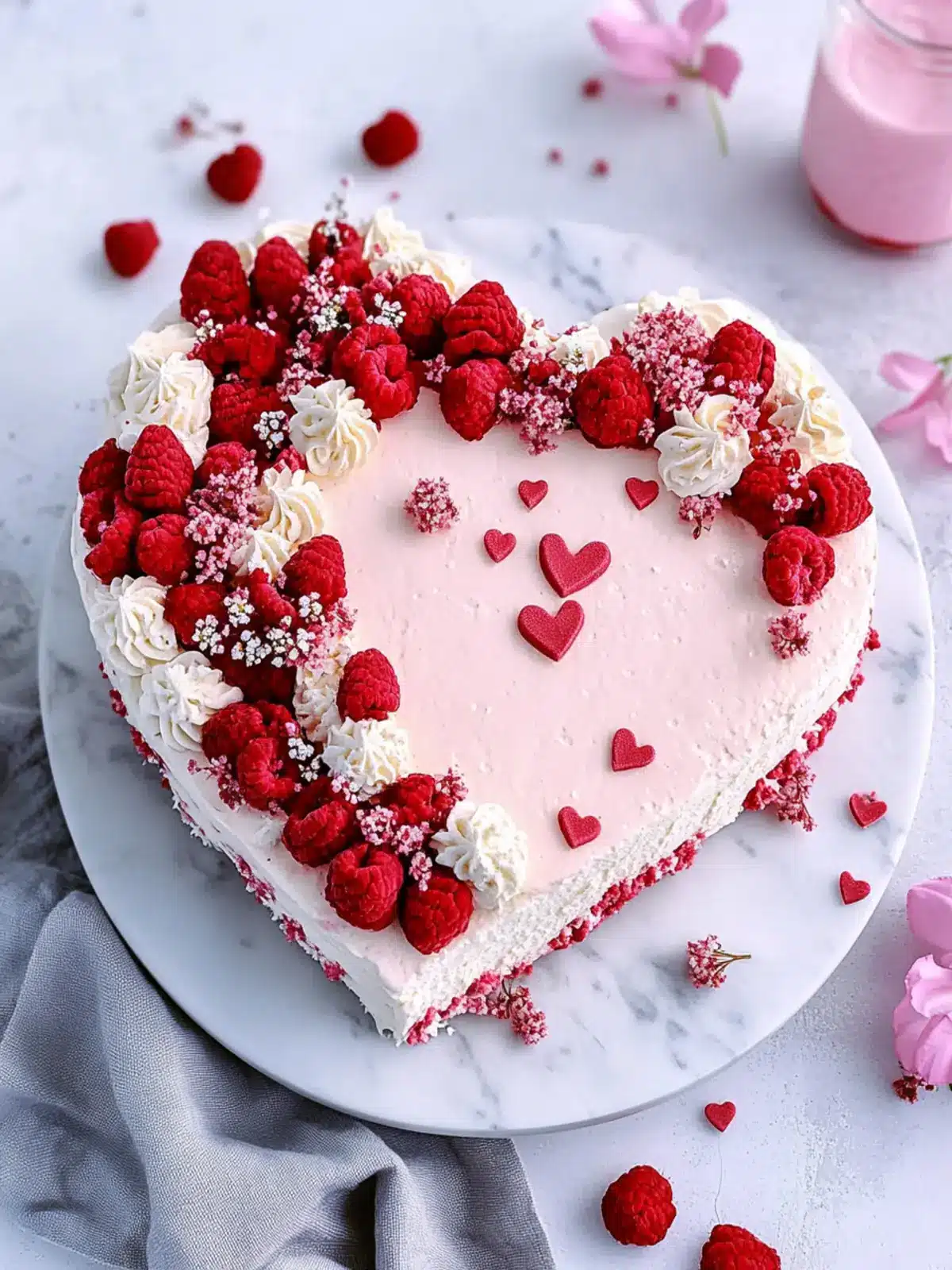 Easy Heart Shaped Cake