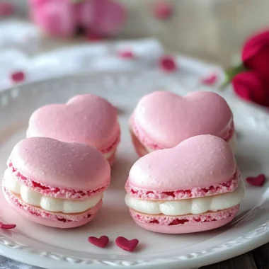 Cinnamon Spiced Valentine’s Heart Macarons You’ll Adore 10 Valentine’s Heart Macarons