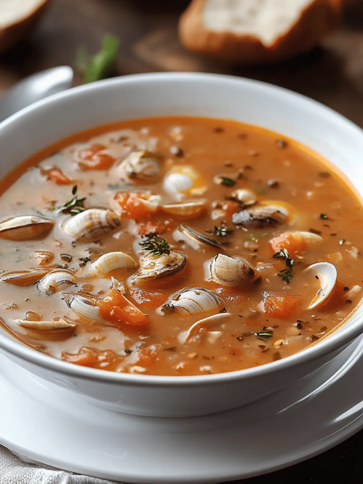 Savory Manhattan Clam Chowder: Comfort in Every Bowl 5 Manhattan Clam Chowder (Tomato Based Clam Soup)