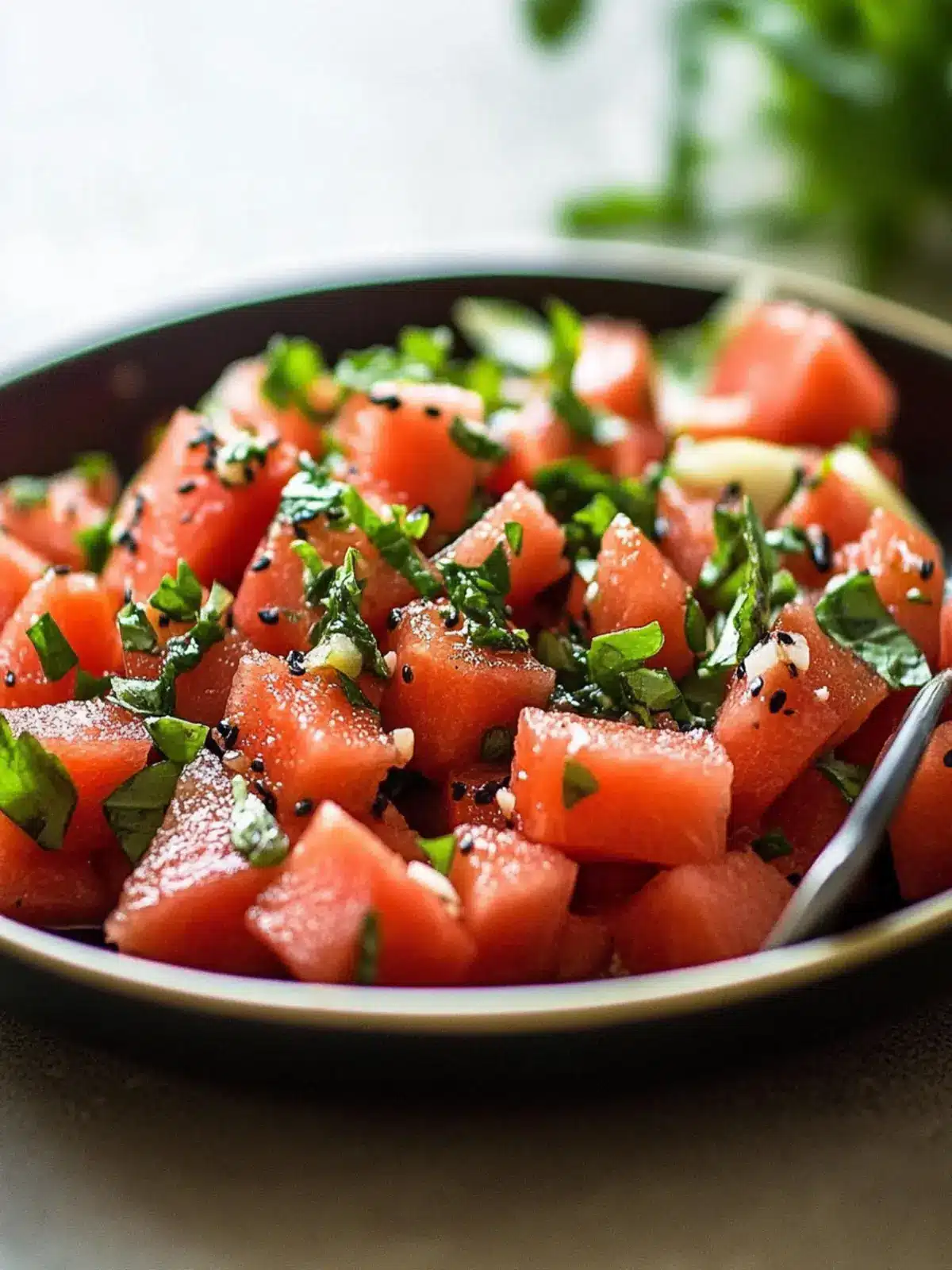 Refreshing Nigella Watermelon Salad with a Zesty Kick 3 Nigella Watermelon Salad