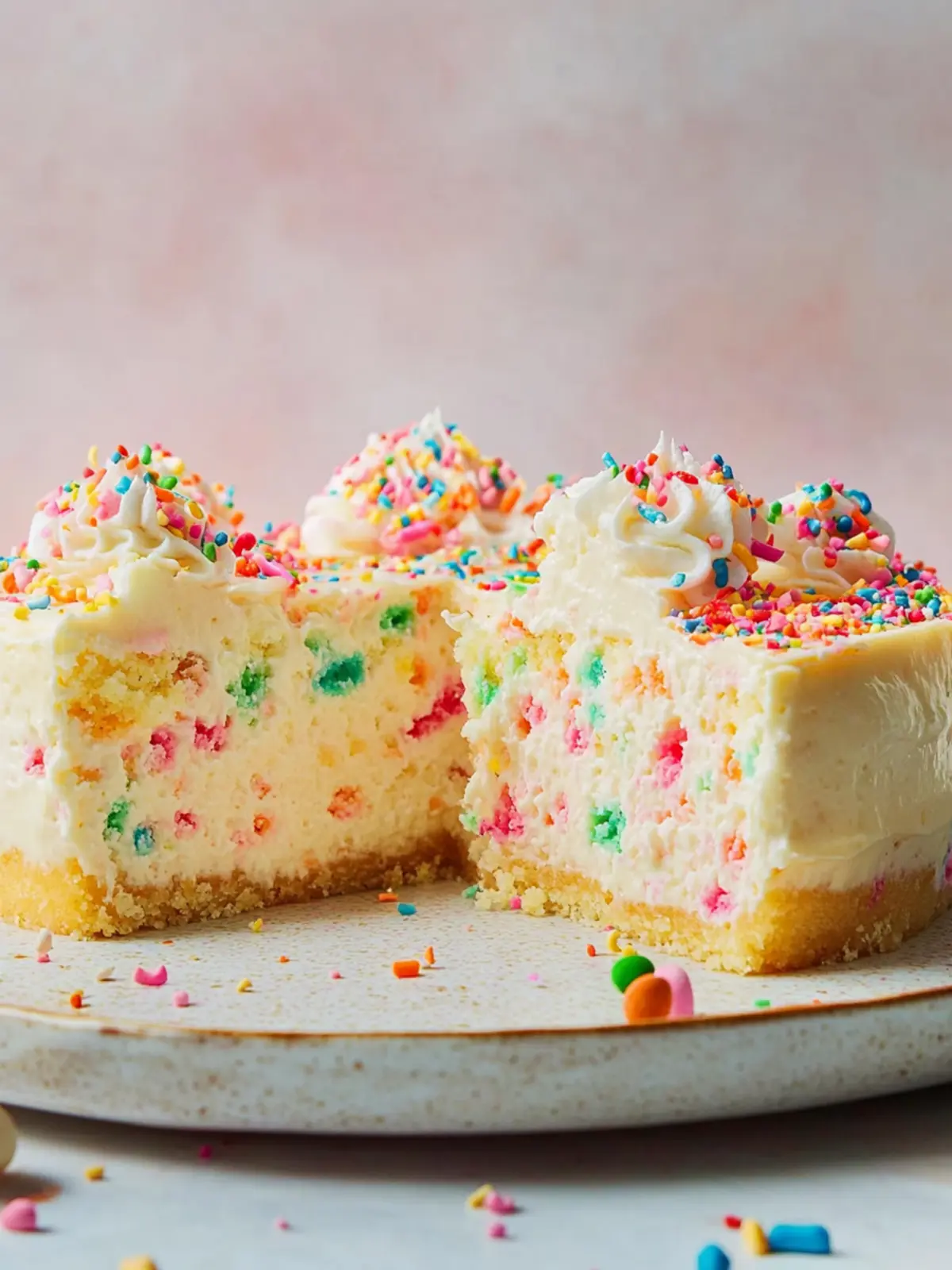 Delicious Funfetti Cheesecake That Will Liven Up Any Celebration 5 Funfetti Cheesecake