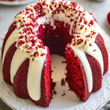 Red Velvet Cream Cheese Bundt Cake