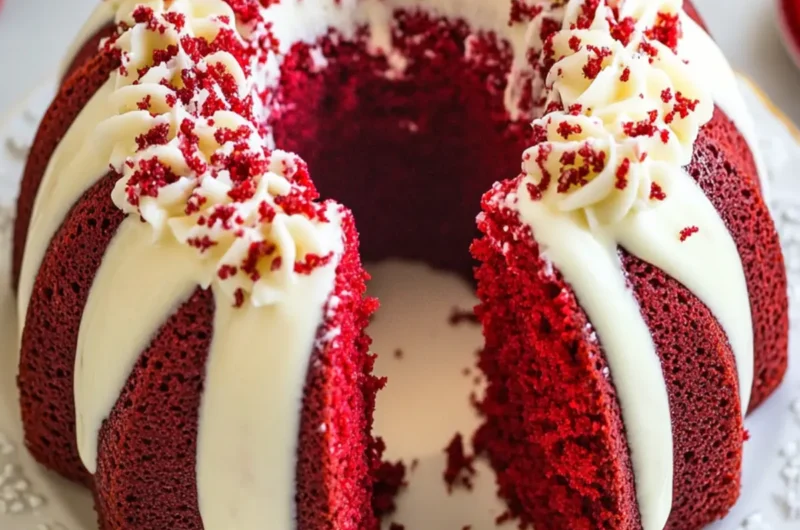 Red Velvet Cream Cheese Bundt Cake