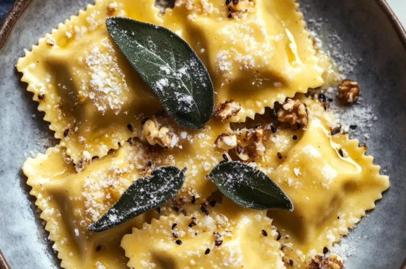 Brown Butter Pumpkin Ravioli