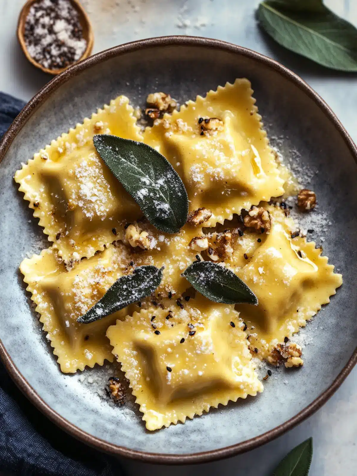 Brown Butter Pumpkin Ravioli