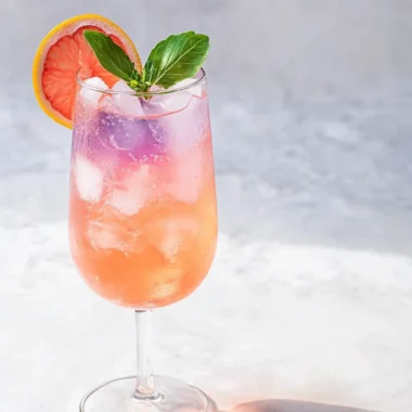 Gin Aperol Cocktail - Fade to Pink