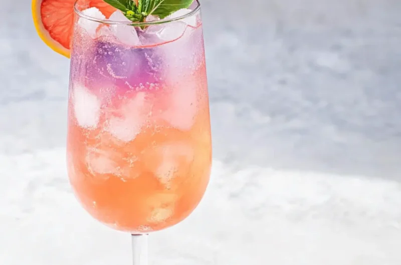 Gin Aperol Cocktail - Fade to Pink