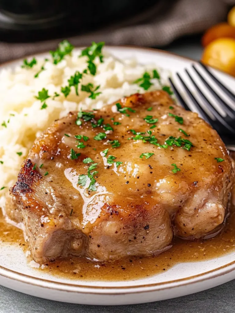 Crockpot Ranch Pork Chops